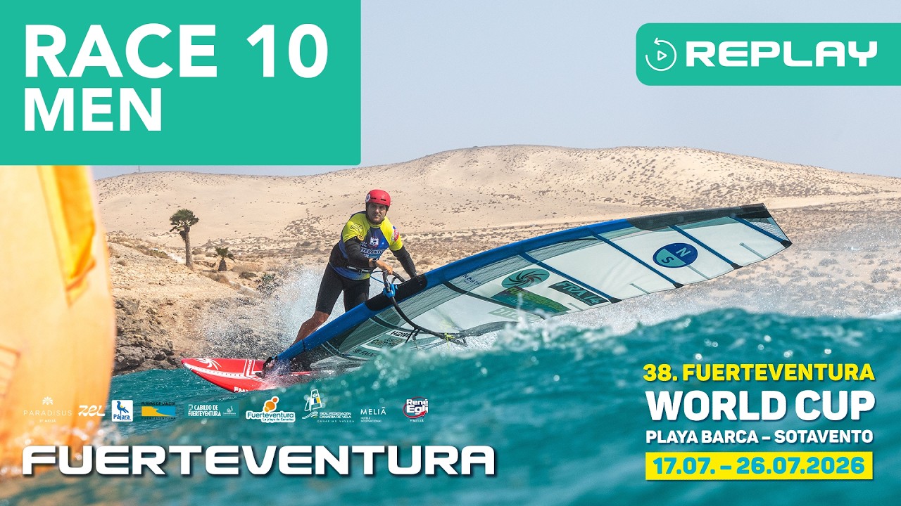 Повтор: Мужской заезд 10 | Slalom-X | Фуэртевентура 2026 | Мировой тур PWA