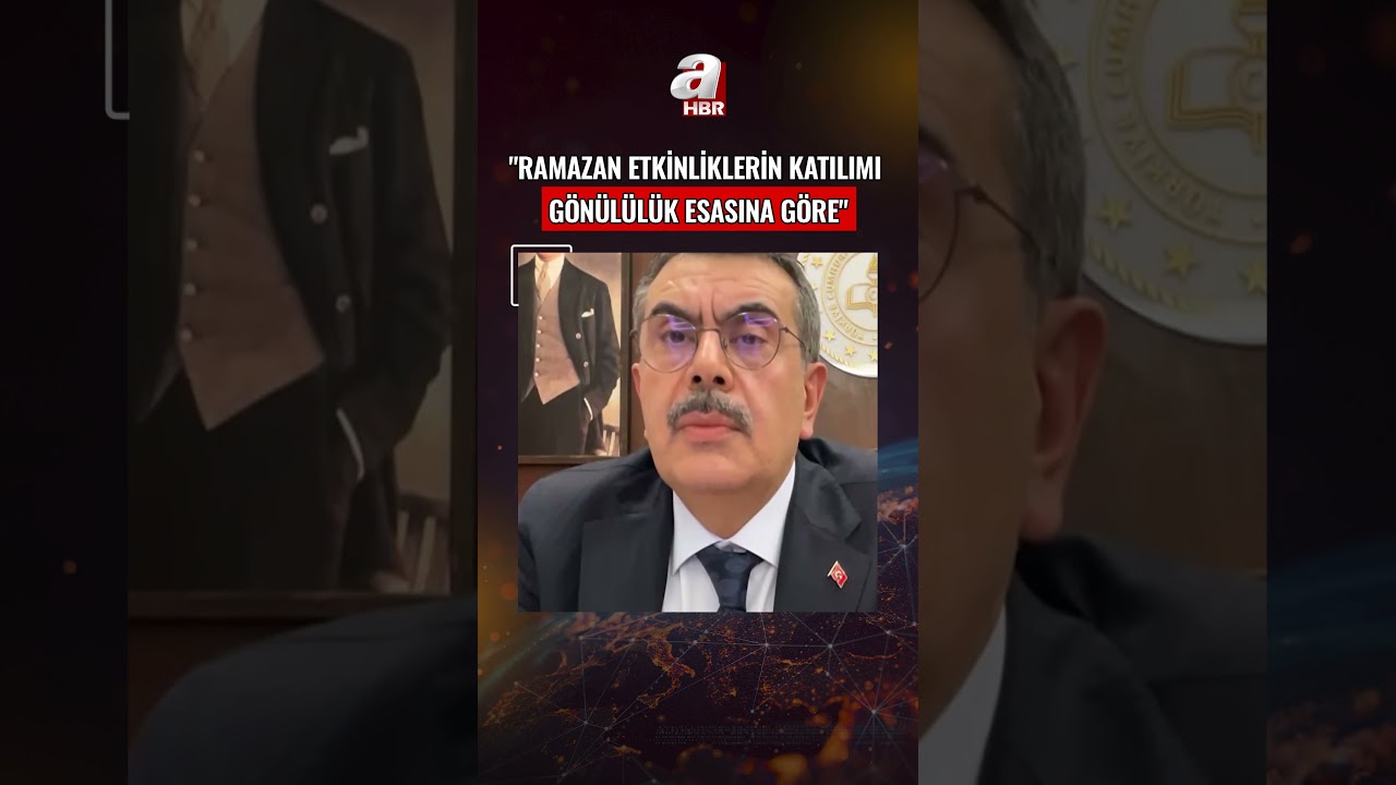 Milli Eğitim Bakanı Tekin'den 