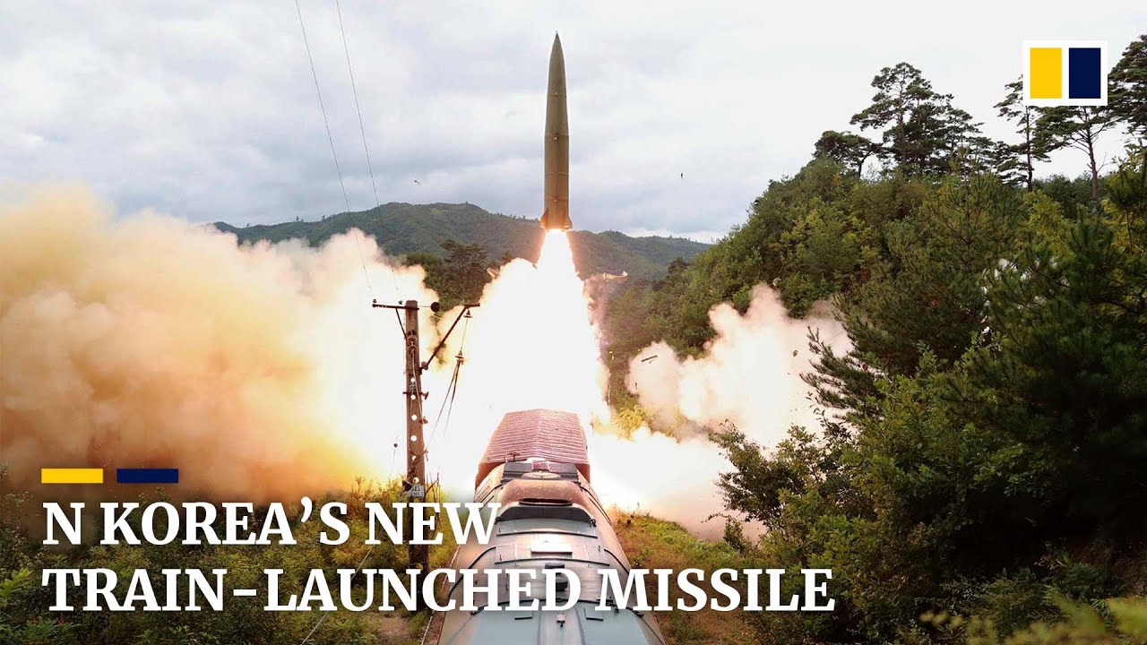 North Korea’s test launch of railway-borne missile sparks international alarm