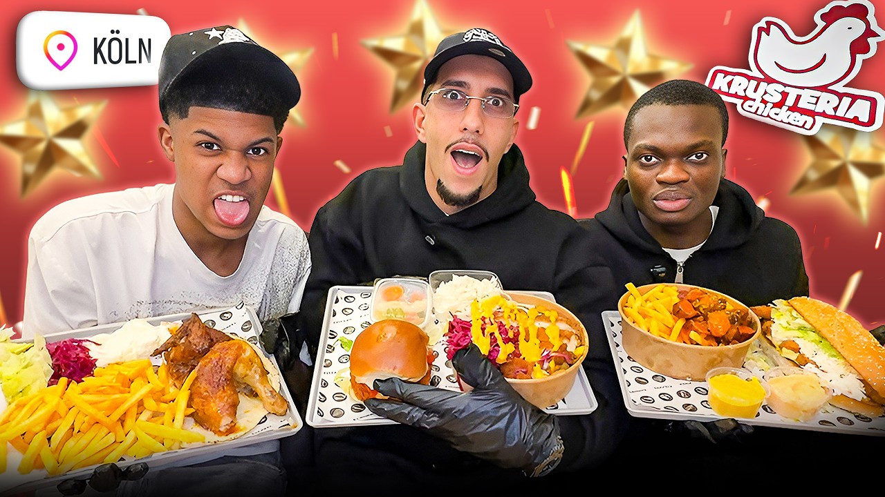 CHICKEN ESSEN 🍗 IN K&Ouml;LN MIT HARIYOR & MK 🤣