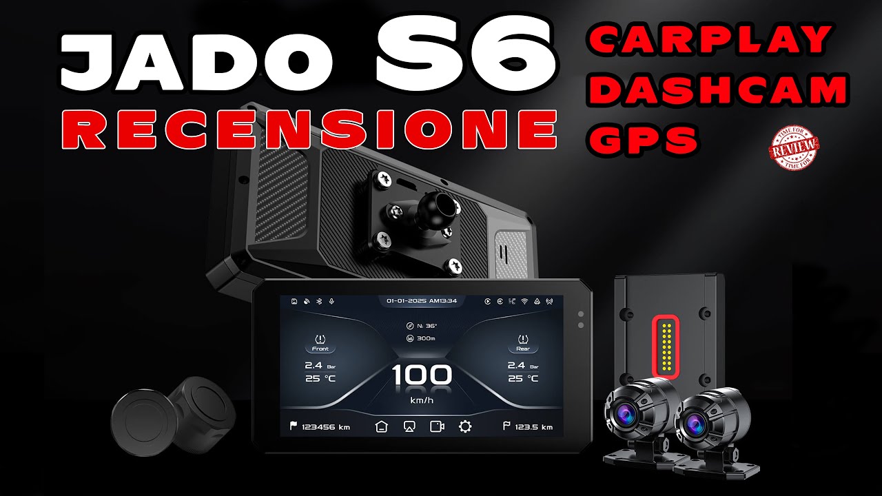 Jado S6 Test su Strada: 1800 Nit, Dual Sony Cam, CarPlay Plug & Play | Recensione Completa