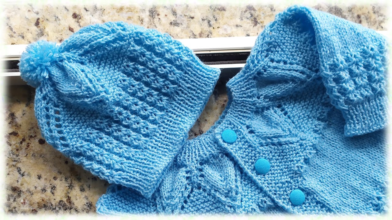 GORRO de BEBÊ em TRICÔ 1 a 3 Meses ⭐ Modelo Estrelinha