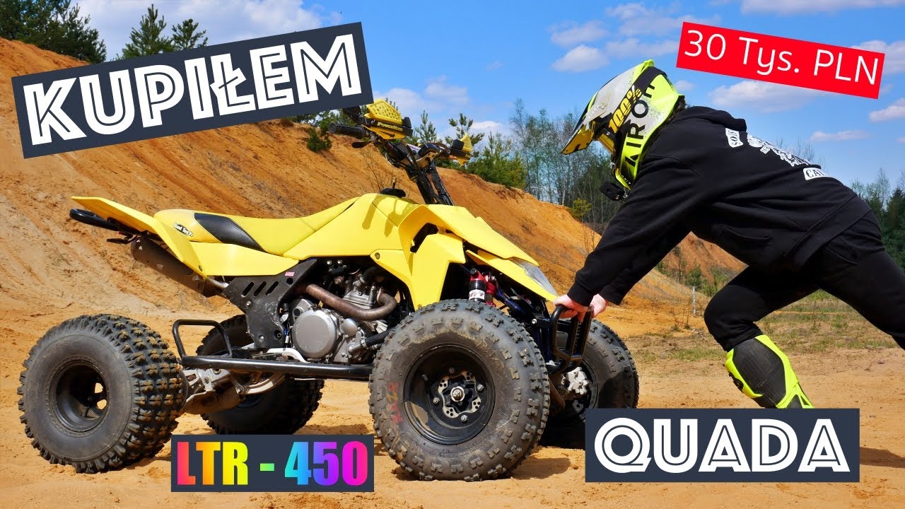 Kupiłem Quada Suzuki LTR-450 Prezentacja / Pierwsza Jazda na Żwirowni / Pierwszy film