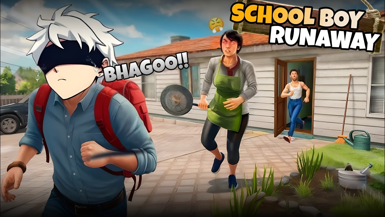 Parents Caught Me?! 😱 | School Boy Runaway Game Escape
