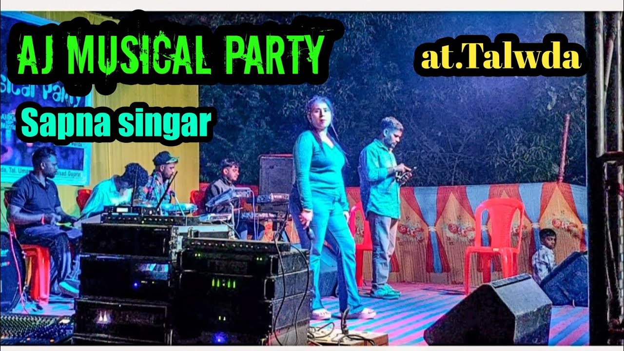 Aj Musical party 🥁🎹/ Sapna singar 🎎Marriage video📍 at.Talvada@ajayrockmusical#Aadiwasi #tarpa#music 