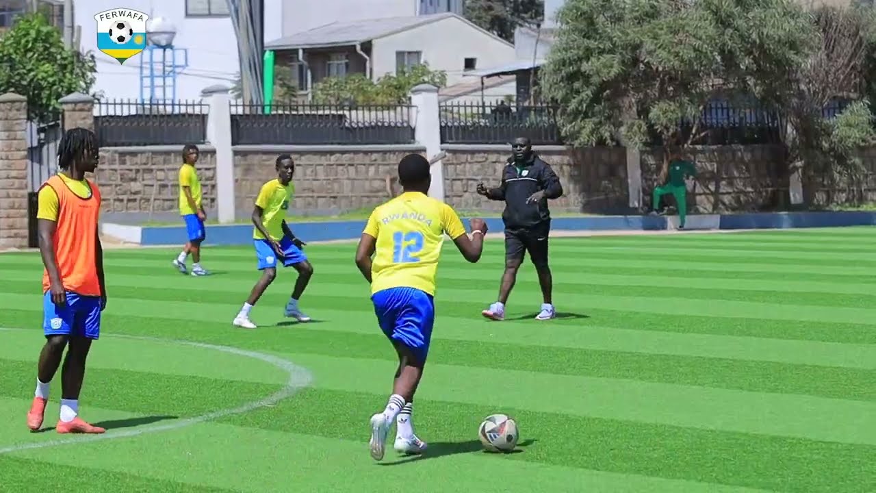Amavubi U17 asoje imyitozo ya  yuma mbere yuko bakina na Ethiopia U17 muri CECAFA