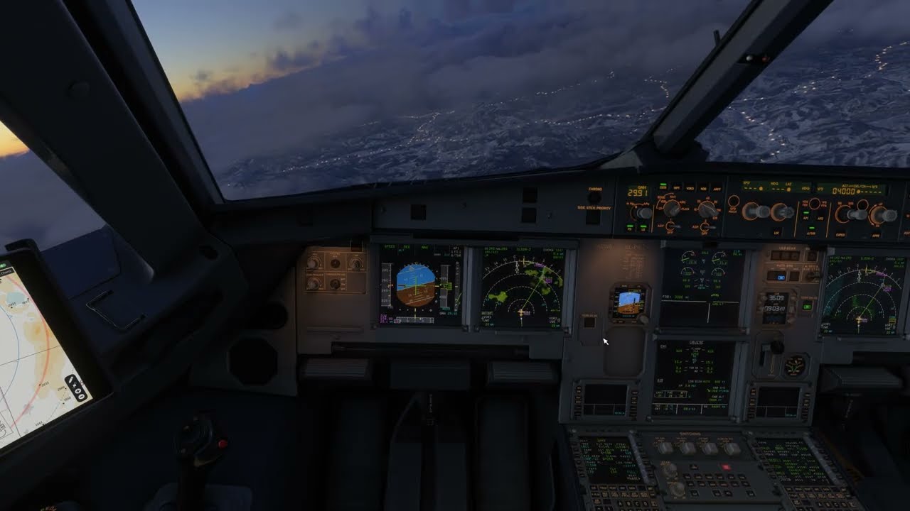 Stunning Sunset Landing in High Winds! | ANA A320 Fenix MSFS 2024 | Tokyo Haneda/羽田 - Akita/秋田 RJSK