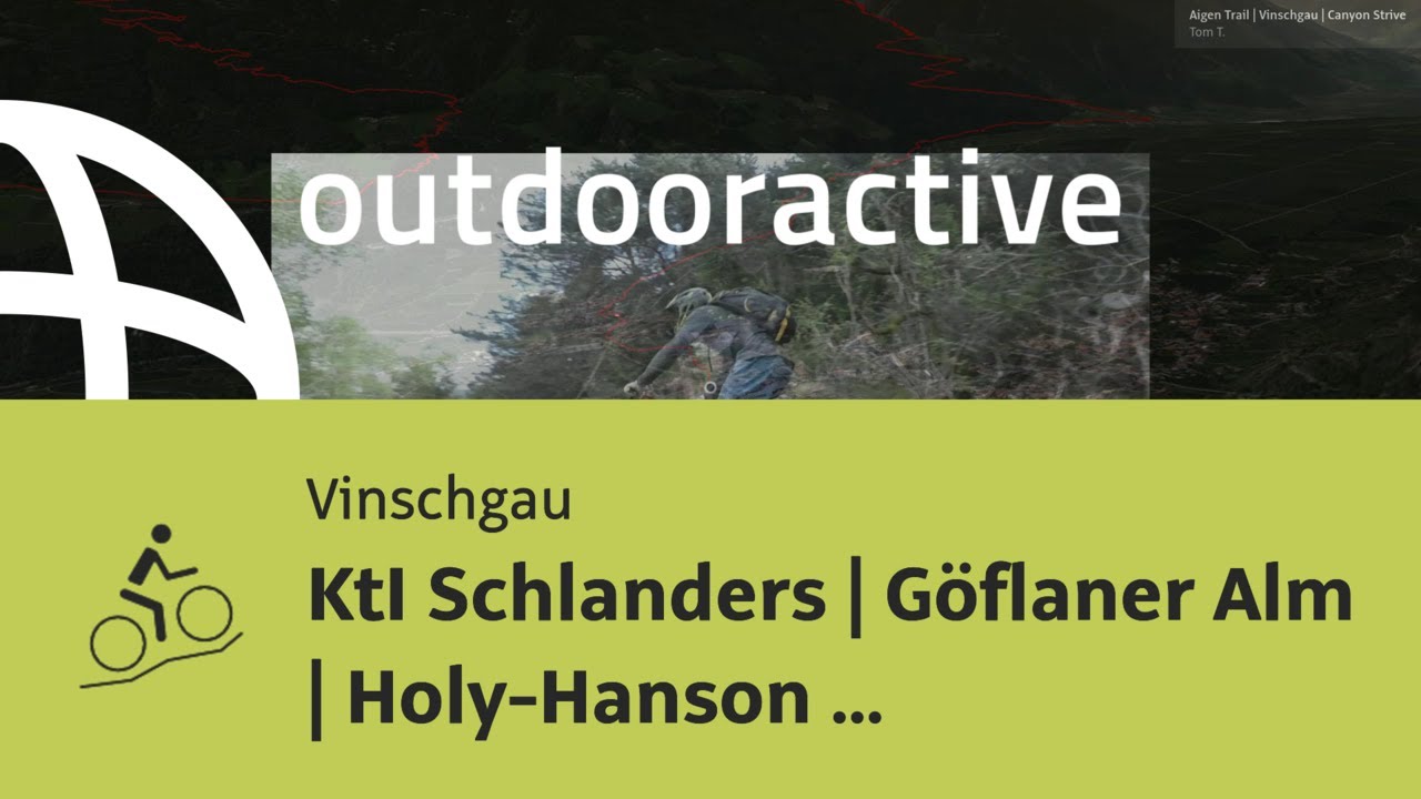 Mountainbike-tour im Vinschgau: KtI Schlanders | G&ouml;flaner Alm | Holy-Hanson | Obermontani | Goldrain