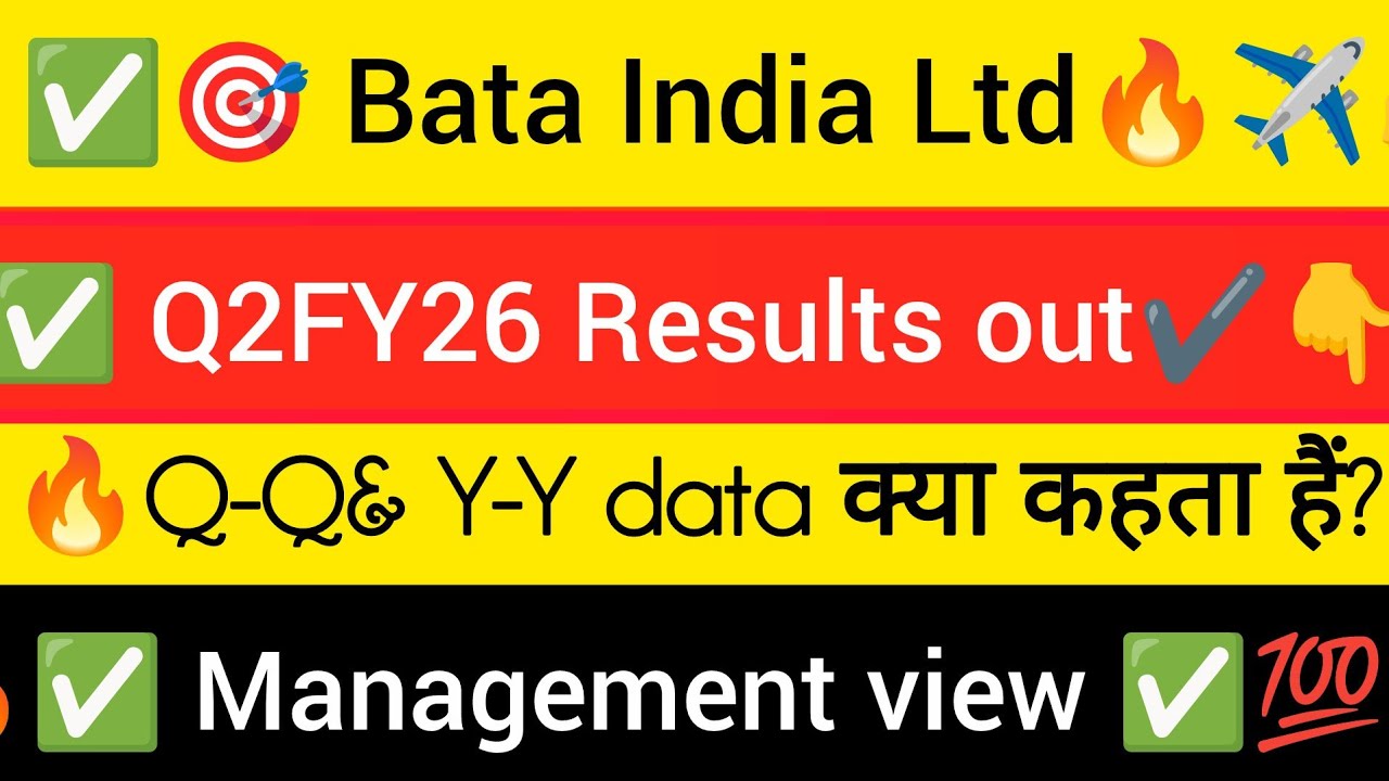 Bata India Ltd share price today, Bata  India Ltd share latest news today, Bata India Q2FY26 Results