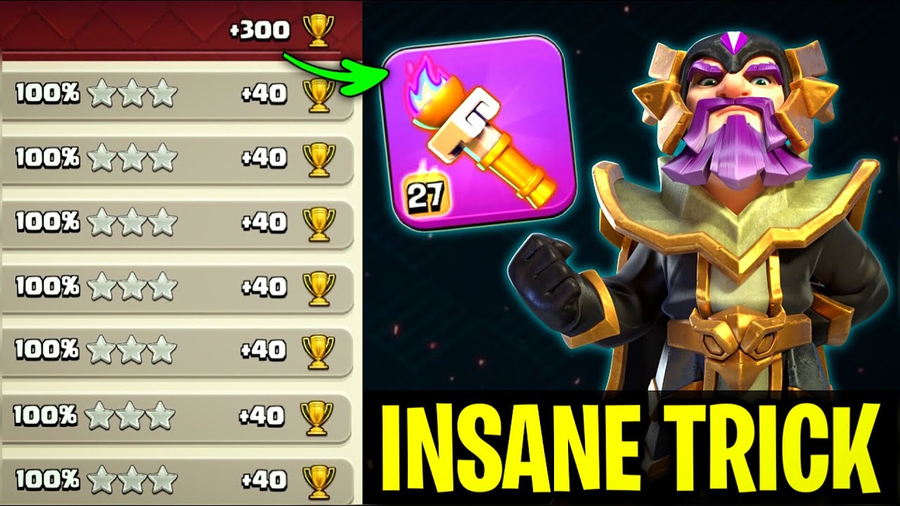 Meteor Golem Spam With Heroic Torch Is Insane! This meta is Work in Legend League