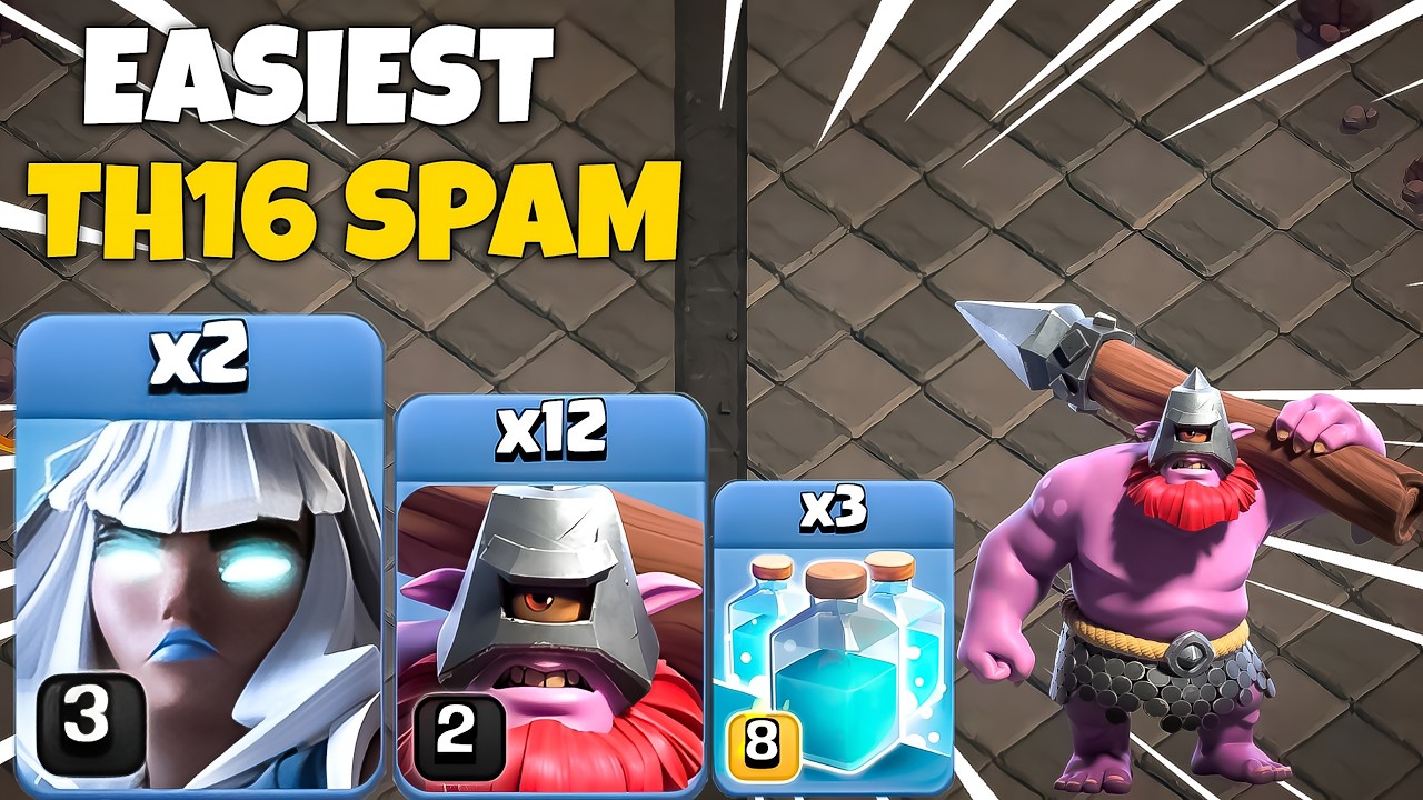Th16 Electro Titan Throwers Attack Strategy - Clash of Clans