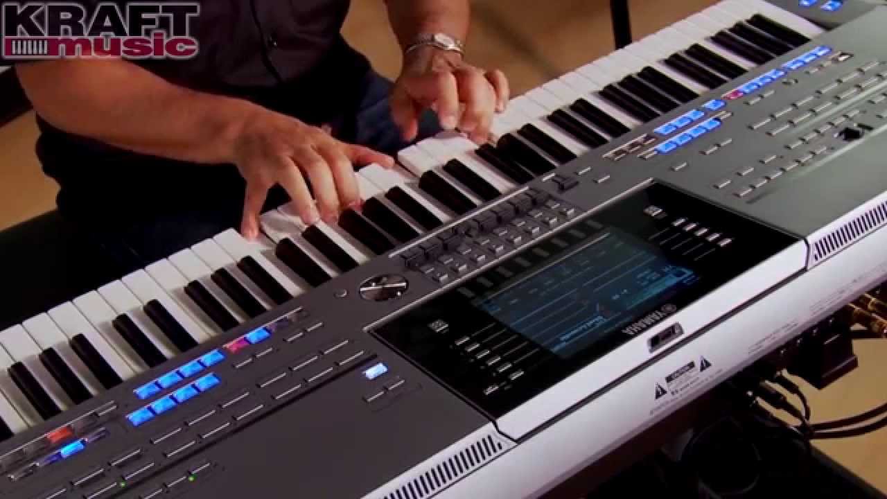 Kraft Music - Yamaha Tyros5 Demo with Peter Baartmans