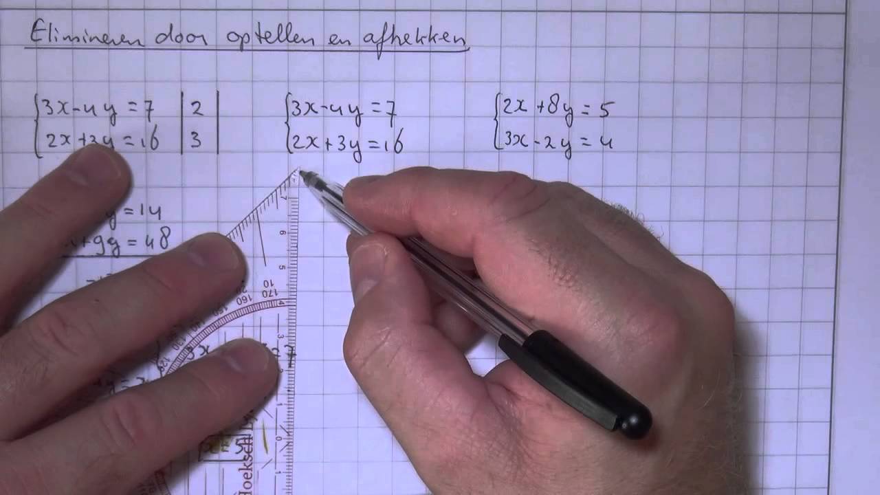 HAVO4wisB_H1_7 Elimineren door optellen en aftrekken