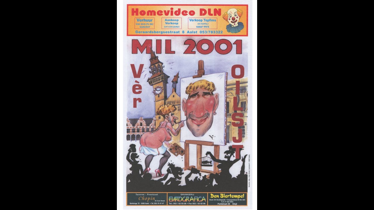 Aalst Carnaval 2001 - Prinsenverkiezing - Show Mil Arijs