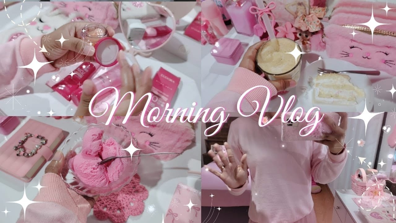 Vlog | morning routine 🎀 Skincare, coffe, lunch,       A fun day with me