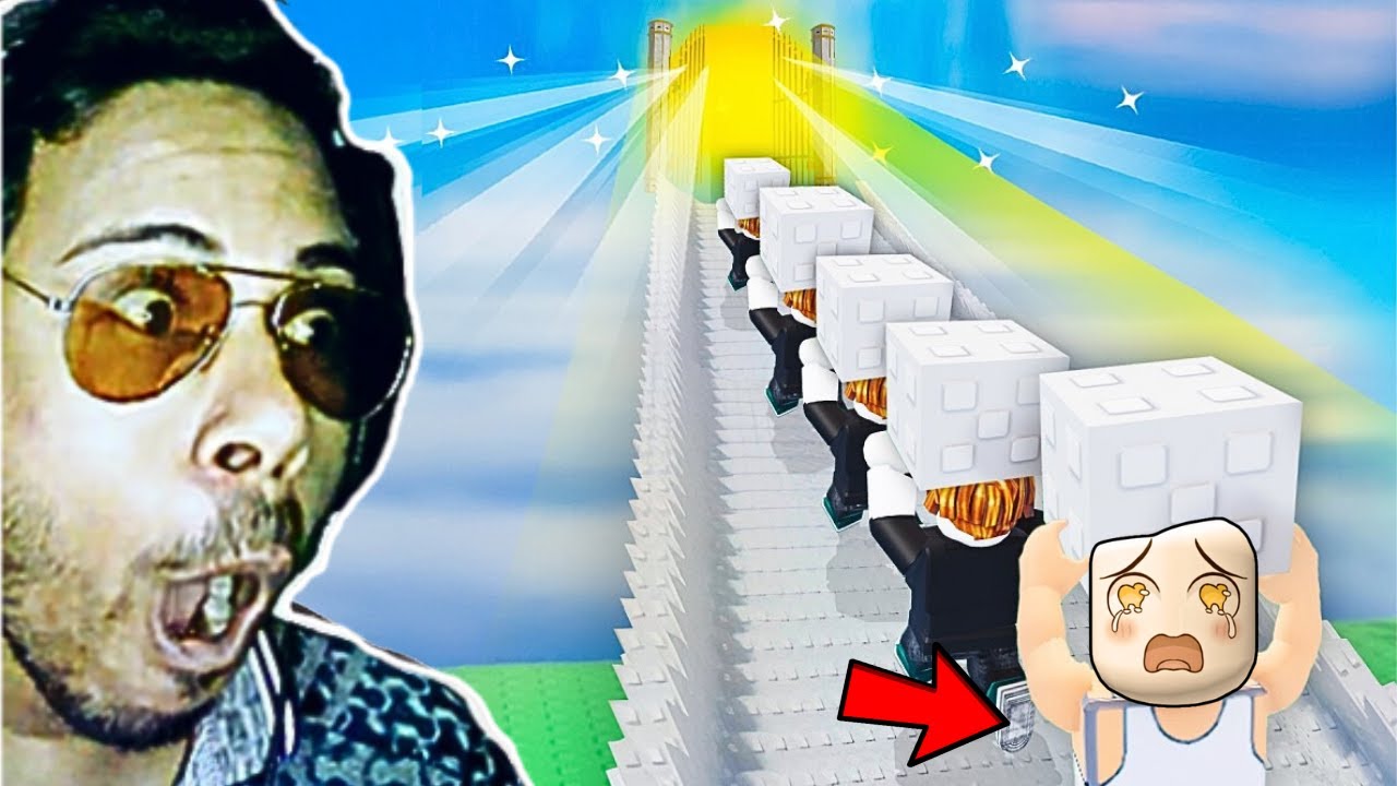 I Build STAIRS to join HEAVEN in ROBLOX😱