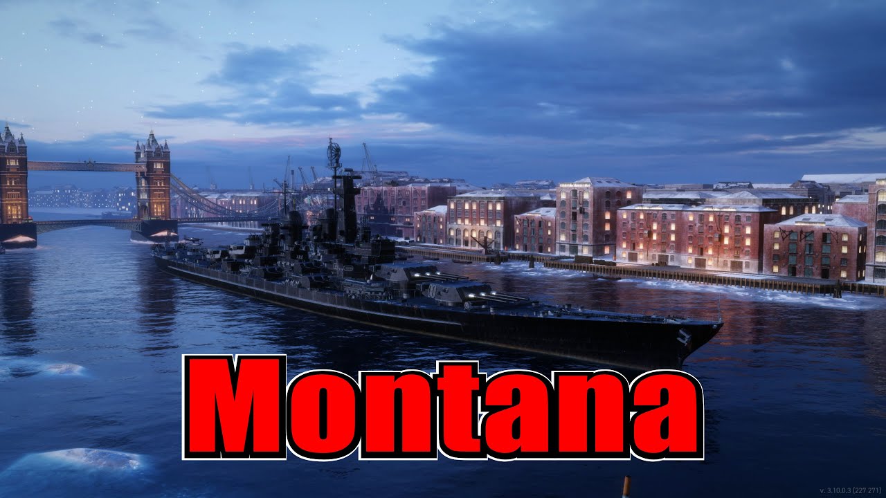 Встречайте «Монтану»! Легендарный американский линкор (World of Warships Legends)