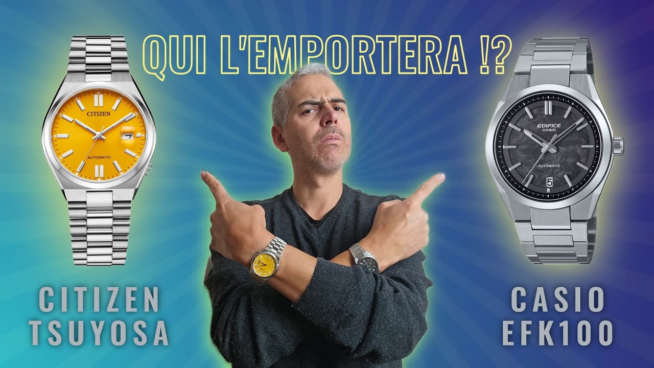 FIN de Règne Pour la Citizen Tsuyosa ? BATAILLE Contre la Casio Automatique !