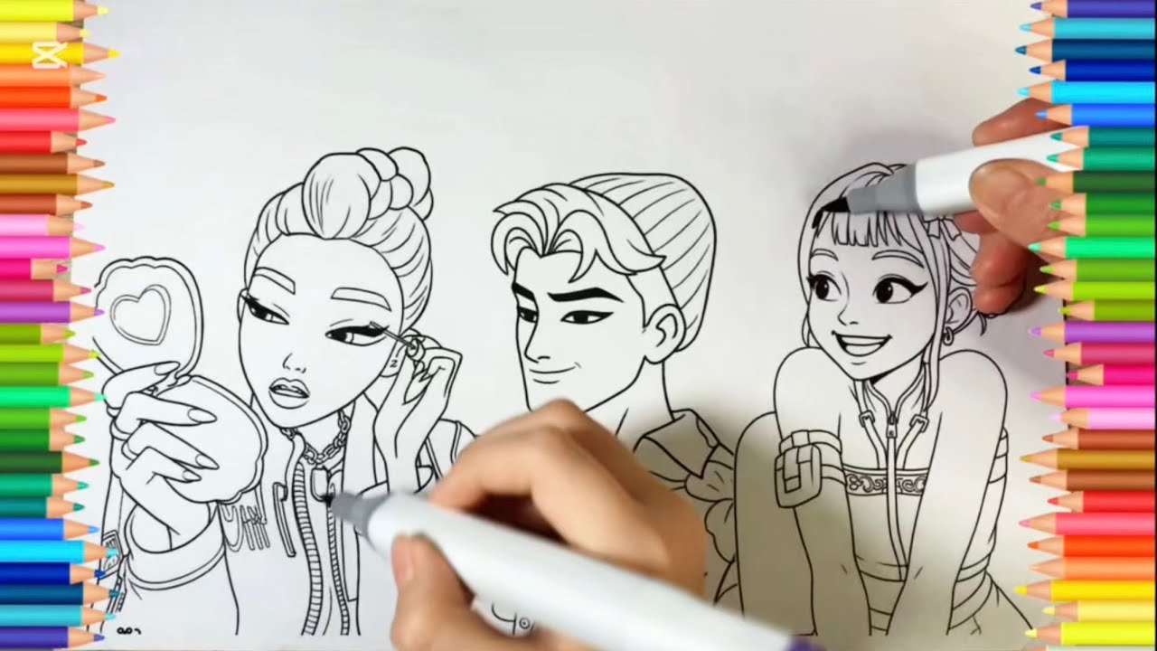СпNew KPop Demon Hunters Coloring Pages / How to Color Rumi, Zoey, Mira / NCS MUSIC