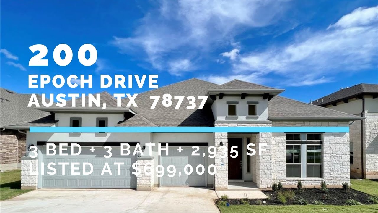 Brand new in SW Austin w/ $200K+ discount and 5.7% rate - 200 Epoch Drive