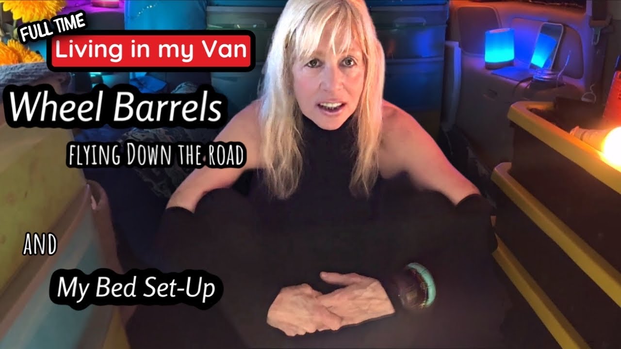 BREAKING•When a Large Unsecured Wheel Barrel Flew at Me | My Bed Set-Up