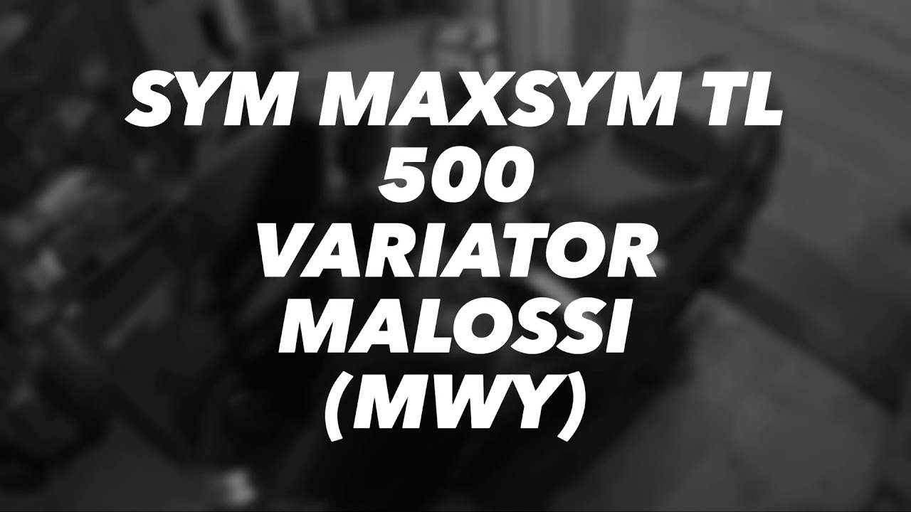 SYM MAXSYM TL500 VARIATOR MALOSSI