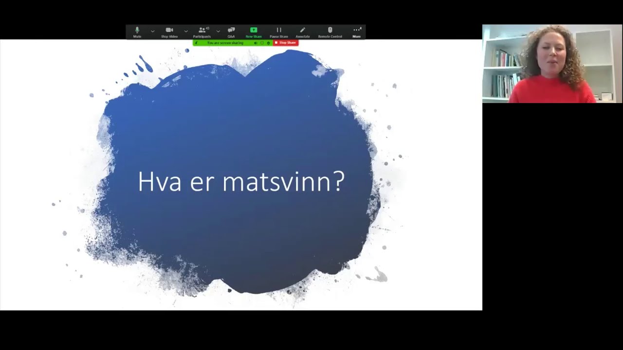 Bærekraftige matvalg og forbruk - med fokus på matsvinn og matvett