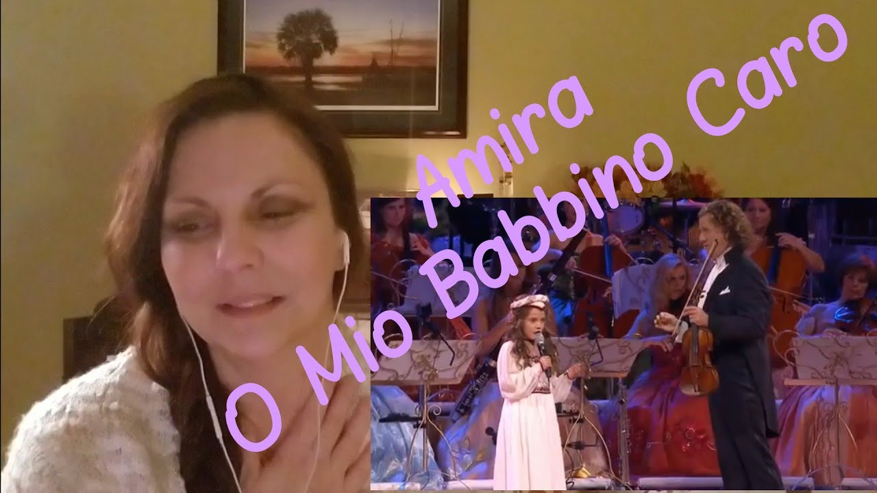 Амира Уиллигхаген РЕАКЦИЯ (Андре Рье и Амира О Мио Баббино Каро)