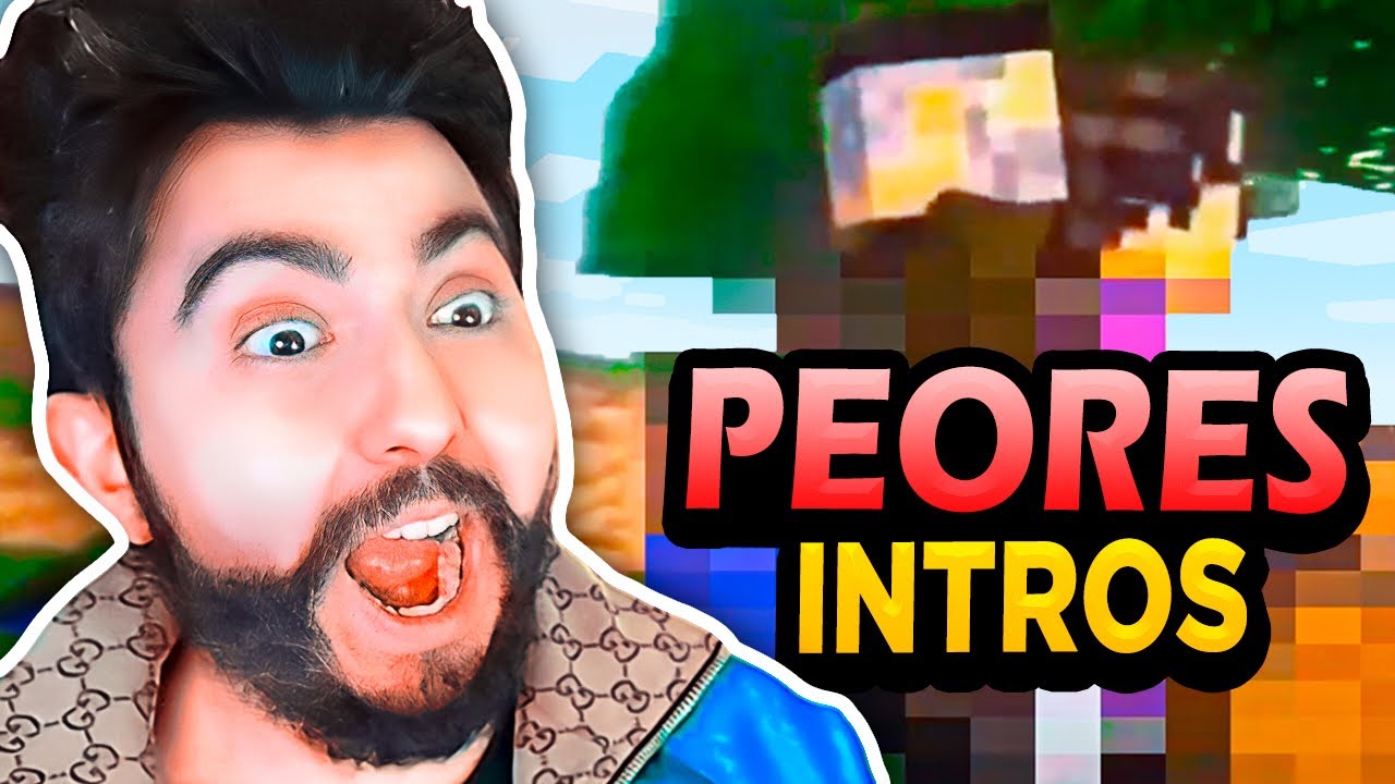 REACCION&Eacute; a Las PEORES INTROS De MINECRAFT...