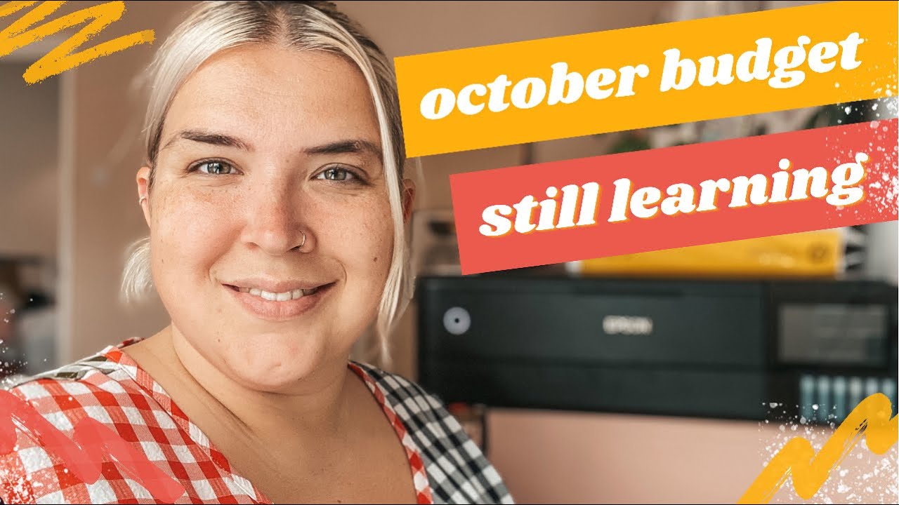 Budget with me! October Budget - single mum uk learning to budget