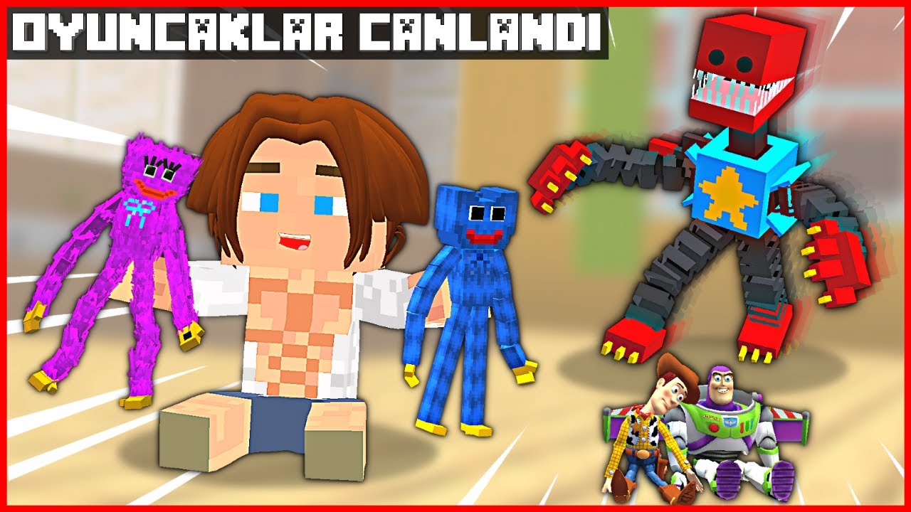 &Ccedil;OCUKLARIN OYUNCAKLARI CANLANDI! 😱 - Minecraft