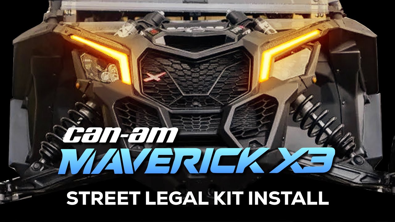 Can-Am Maverick X3 — установка комплекта для дорог общего пользования | WD ELECTRONICS