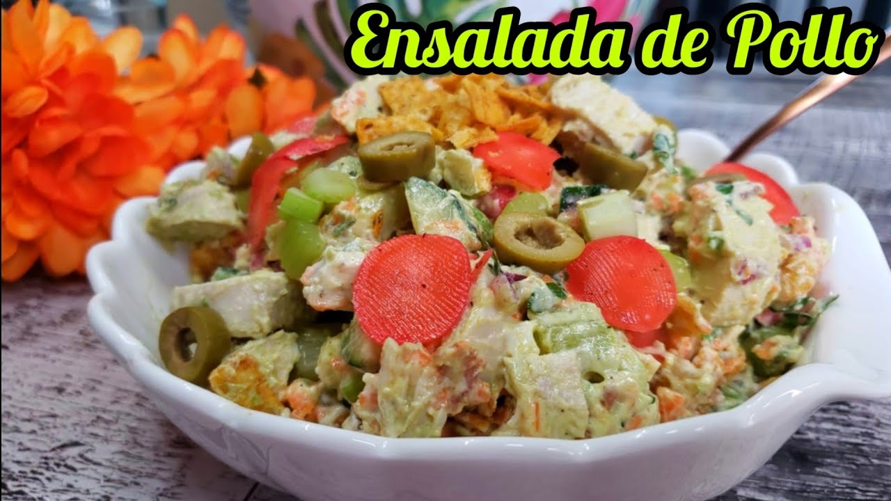 💙ENSALADA DE POLLO, DEBES PROBAR ESTA DELICIA👌 | DAYSIS CHANNEL