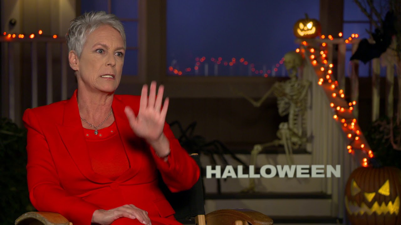 Halloween: Jamie Lee Curtis Official Movie Interview | ScreenSlam