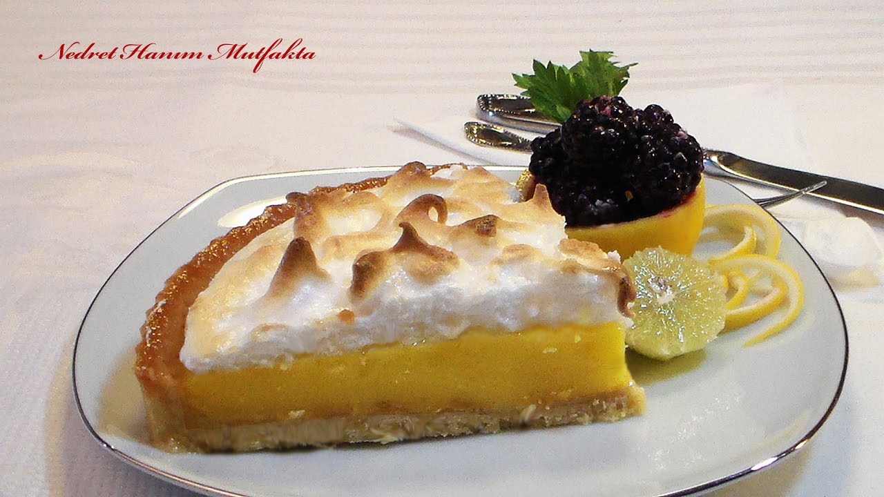 Limonlu Tart Tarifi   - Nedret Hanım Mutfakta