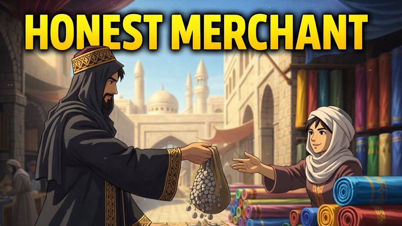 ✨ The Honest Merchant | Islamic Moral Story | Islamic Anime Ghibli Style