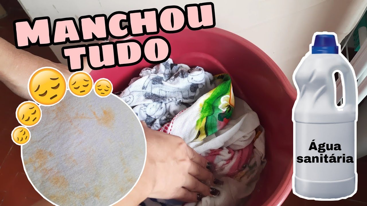 INCRÍVEL!! TIREI MANCHA DE ÁGUA SANITÁRIA SEM ESFORÇO