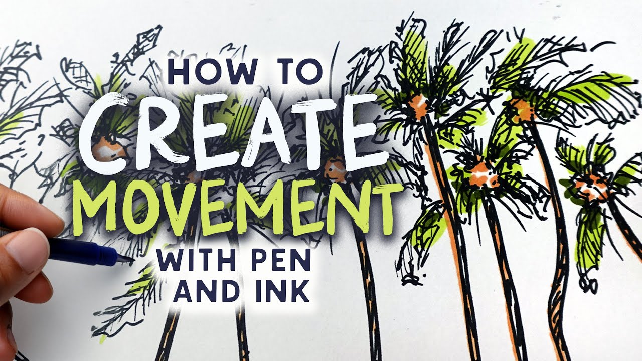 Loose and Gestural Sketching in Ink – Capture Movement!