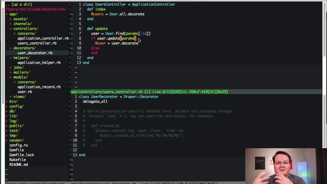 Decorator Pattern with the Draper gem