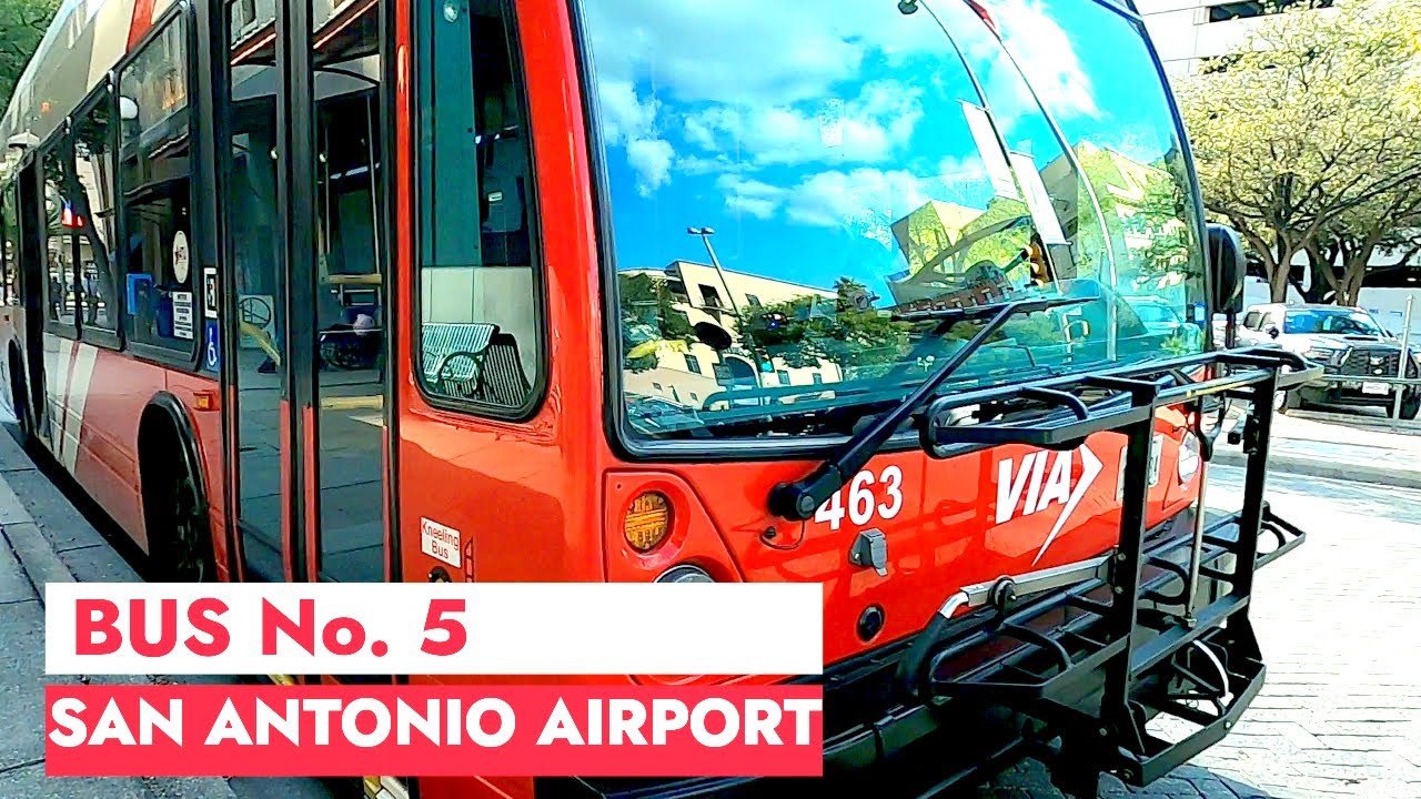 🚍Airport Bus from San Antonio Downtown