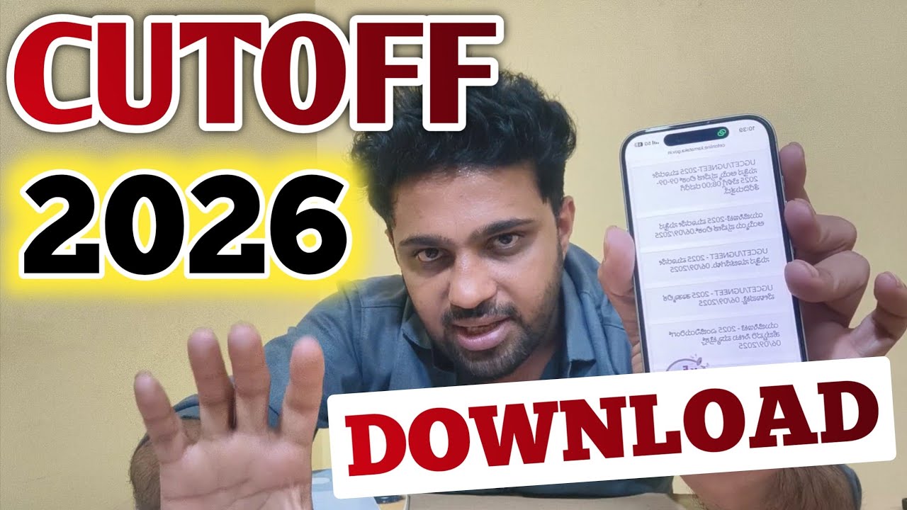 KCET Cutoff 2026? | How To Prepare Top College List for KCET Option Entry 2026 For Your Rank?