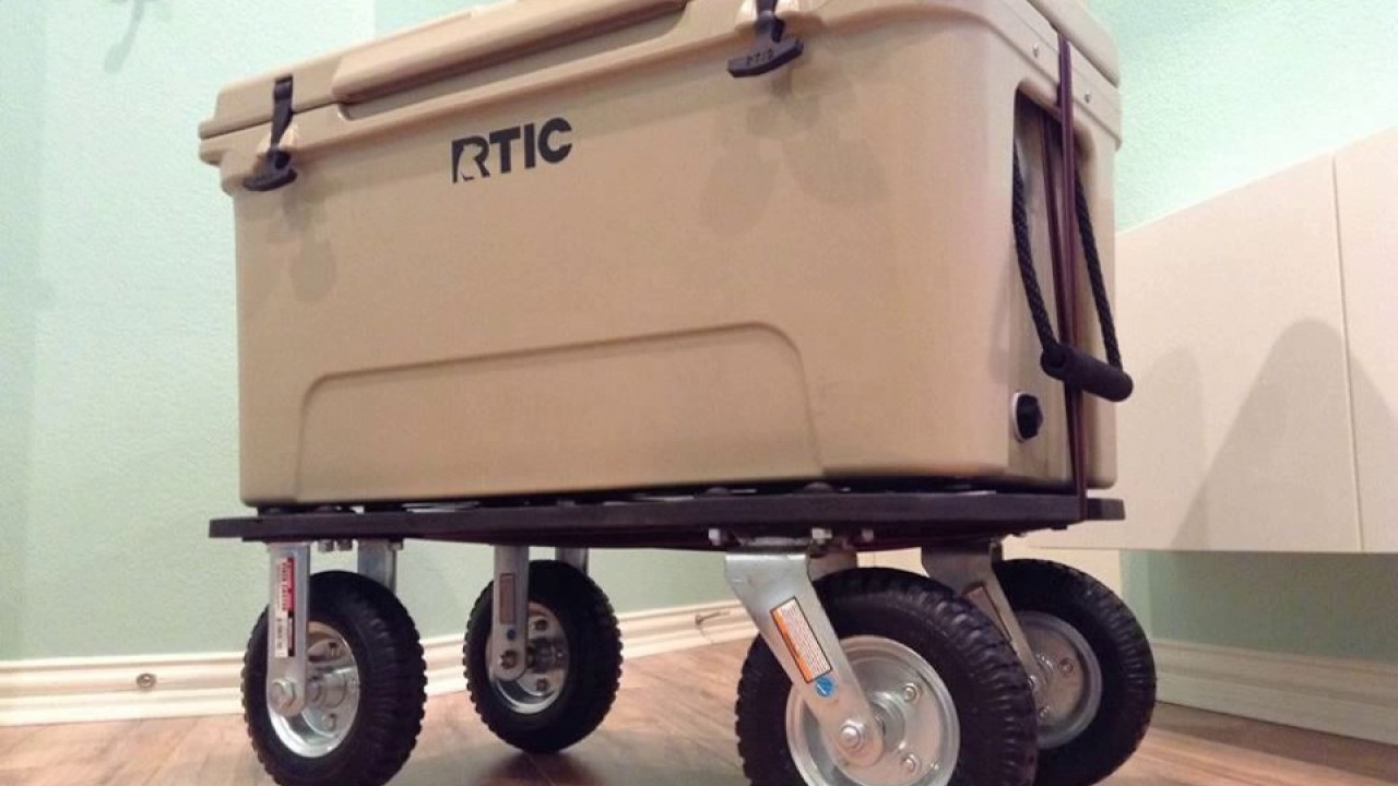 How to Make RTIC YETI Cooler Wheels Kit System EASY & CHEAP