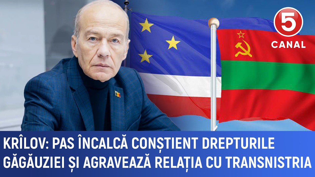 Krîlov: PAS încalcă conștient drepturile Găgăuziei și agravează relația cu Transnistria