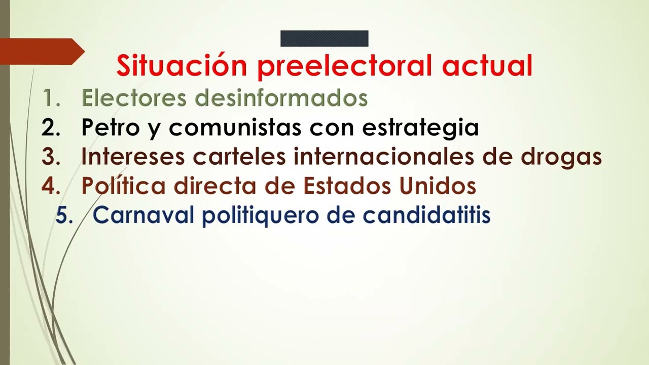 Perspectivas electorales para Colombia en 2026 a menos de cuatro meses de los comicios
