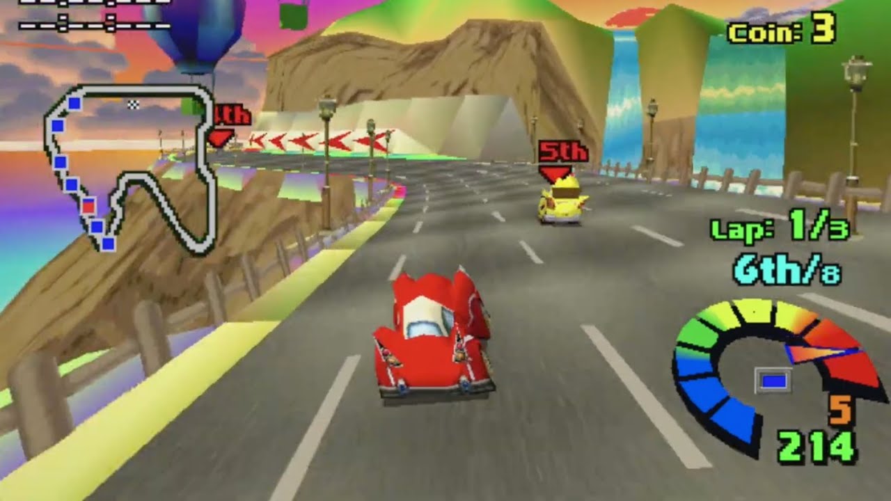Motor Toon Grand Prix 2: USA Edition (PS1) complete