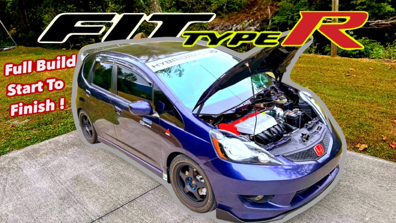 Full Build: + Cheapest K24 swap HONDA FIT making a Type R !