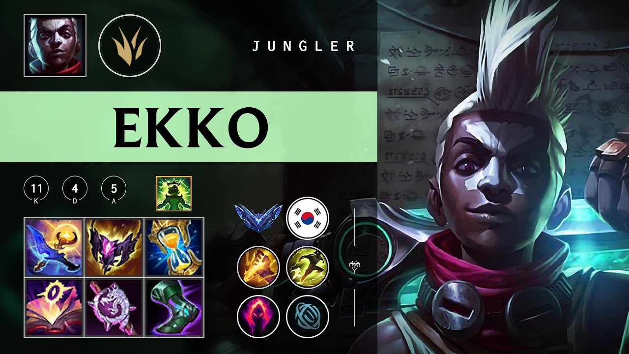 Ekko Jungle vs Gragas - KR Diamond Patch 26.03