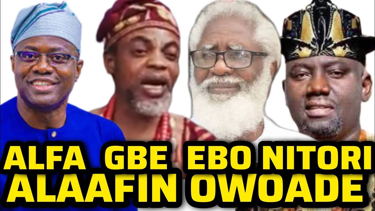 AWON ALFA OYO NGBE EBO NITORI OBA OWOADE,ALAAFIN OYO.AWIKOKO BINU GAN. PRO YEMI FAROMBI SORO TO PO.