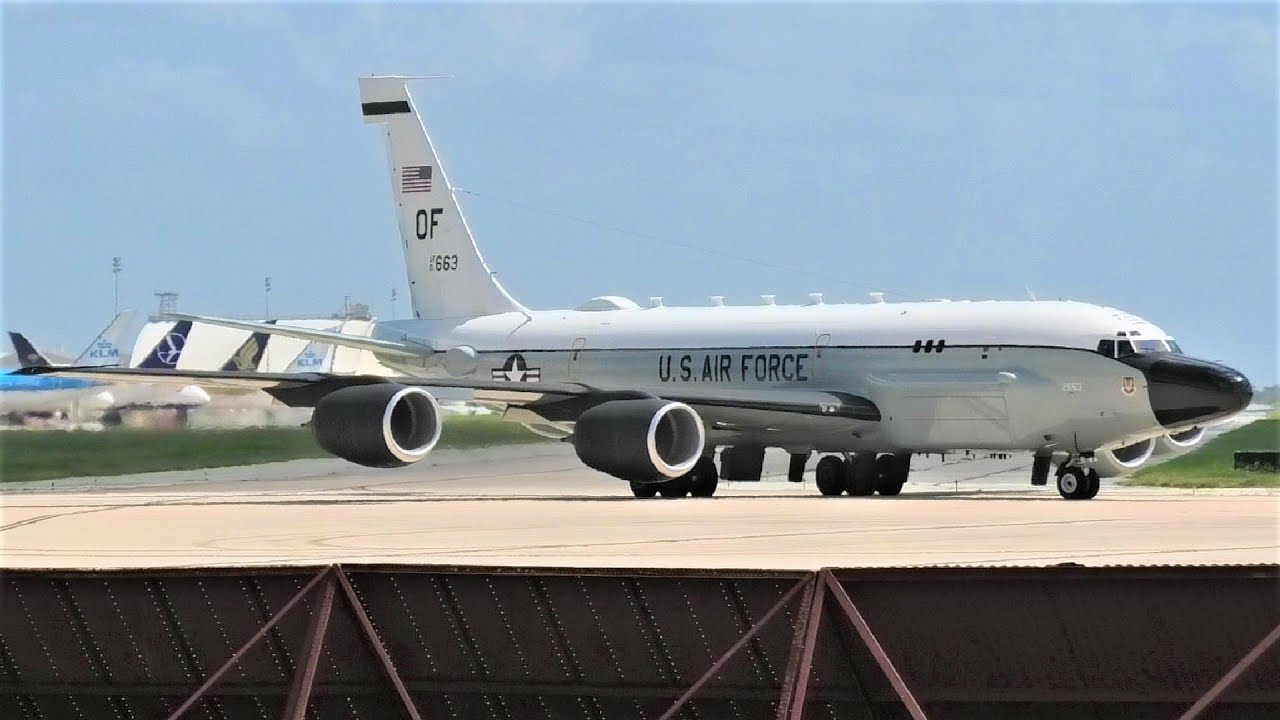 (HD) Lackland AFB Aviation: RC-135S Cobra Ball & Navy Visitors!