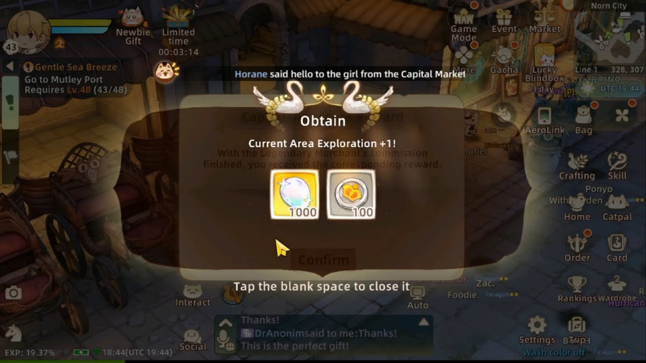 Hidden Reward and Light Gem in Norn City | Tree of Savior: Neverland